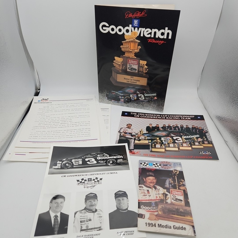 Vintage Dale Earnhardt Press Kit 1993 Champion Richard Childress Nascar Rare